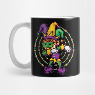 Mardi Gras Dabbing Boys Kids Gift Funny Mug